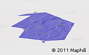 Political Panoramic Map of Dyurtyulinskiy, cropped outside