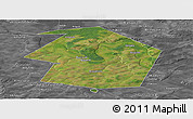 Satellite Panoramic Map of Dyurtyulinskiy, desaturated