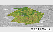 Satellite Panoramic Map of Dyurtyulinskiy, lighten, desaturated