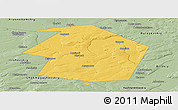 Savanna Style Panoramic Map of Dyurtyulinskiy