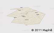 Shaded Relief Panoramic Map of Dyurtyulinskiy, cropped outside