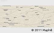 Shaded Relief Panoramic Map of Dyurtyulinskiy