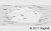 Silver Style Panoramic Map of Dyurtyulinskiy