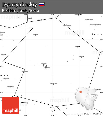 Blank Simple Map of Dyurtyulinskiy