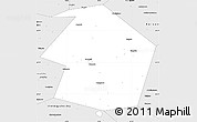 Silver Style Simple Map of Dyurtyulinskiy