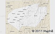 Classic Style 3D Map of Ishimbaysky