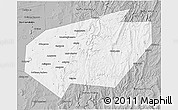 Gray 3D Map of Ishimbaysky