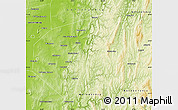Physical Map of Ishimbaysky