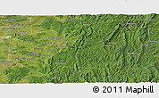 Satellite Panoramic Map of Ishimbaysky