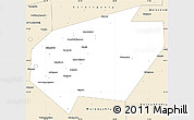 Classic Style Simple Map of Ishimbaysky