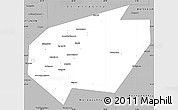 Gray Simple Map of Ishimbaysky