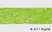 Physical Panoramic Map of Karmaskalinskiy