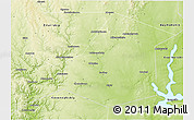 Physical 3D Map of Khaybullinskiy