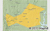 Savanna Style 3D Map of Khaybullinskiy