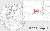 Blank Location Map of Khaybullinskiy