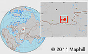 Gray Location Map of Khaybullinskiy