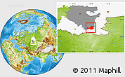 Physical Location Map of Khaybullinskiy, highlighted parent region, highlighted grandparent region