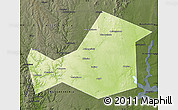 Physical Map of Khaybullinskiy, darken