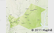 Physical Map of Khaybullinskiy, lighten