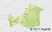 Physical Map of Khaybullinskiy, single color outside