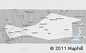 Gray Panoramic Map of Khaybullinskiy
