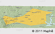 Savanna Style Panoramic Map of Khaybullinskiy