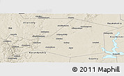 Shaded Relief Panoramic Map of Khaybullinskiy