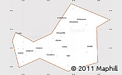 Classic Style Simple Map of Khaybullinskiy, cropped outside