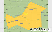Savanna Style Simple Map of Khaybullinskiy
