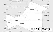 Silver Style Simple Map of Khaybullinskiy