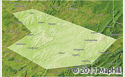 Physical 3D Map of Kiginskiy, satellite outside