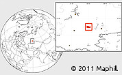 Blank Location Map of Kiginskiy