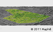 Satellite Panoramic Map of Kiginskiy, desaturated