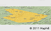 Savanna Style Panoramic Map of Kiginskiy
