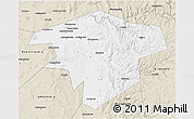 Classic Style 3D Map of Kugarchinskiy