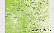 Physical 3D Map of Kugarchinskiy