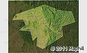 Satellite 3D Map of Kugarchinskiy, darken