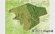Satellite 3D Map of Kugarchinskiy, physical outside