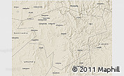 Shaded Relief 3D Map of Kugarchinskiy