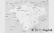 Silver Style 3D Map of Kugarchinskiy