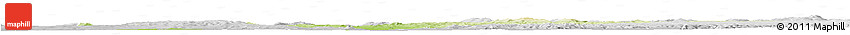 Physical Horizon Map of Kugarchinskiy, lighten, desaturated