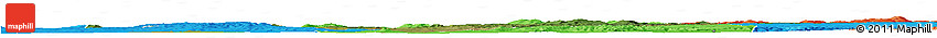 Satellite Horizon Map of Kugarchinskiy, political outside