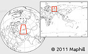 Blank Location Map of Kugarchinskiy, within the entire country