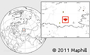 Blank Location Map of Kugarchinskiy