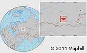 Gray Location Map of Kugarchinskiy