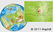Physical Location Map of Kugarchinskiy
