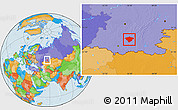 Political Location Map of Kugarchinskiy