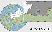 Savanna Style Location Map of Kugarchinskiy, highlighted country, highlighted grandparent region, hill shading