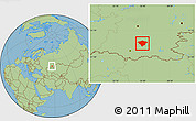 Savanna Style Location Map of Kugarchinskiy