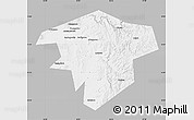 Gray Map of Kugarchinskiy, single color outside